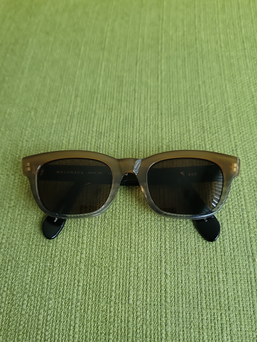 MASUNAGA JAPAN Men's Classic Sunglasses